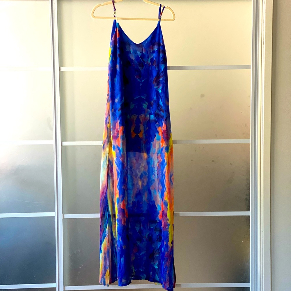 Lulu’s Watercolors Maxi Dress